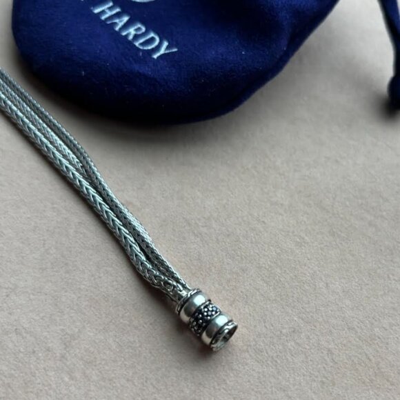 John Hardy Classic Multi-Strand Silver Chain Bracelet - 7.5 inches - Picture 2 of 5